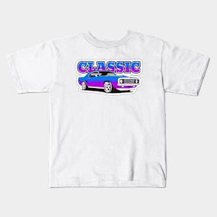 Classic Car- Camaro Illustration Kids T-Shirt